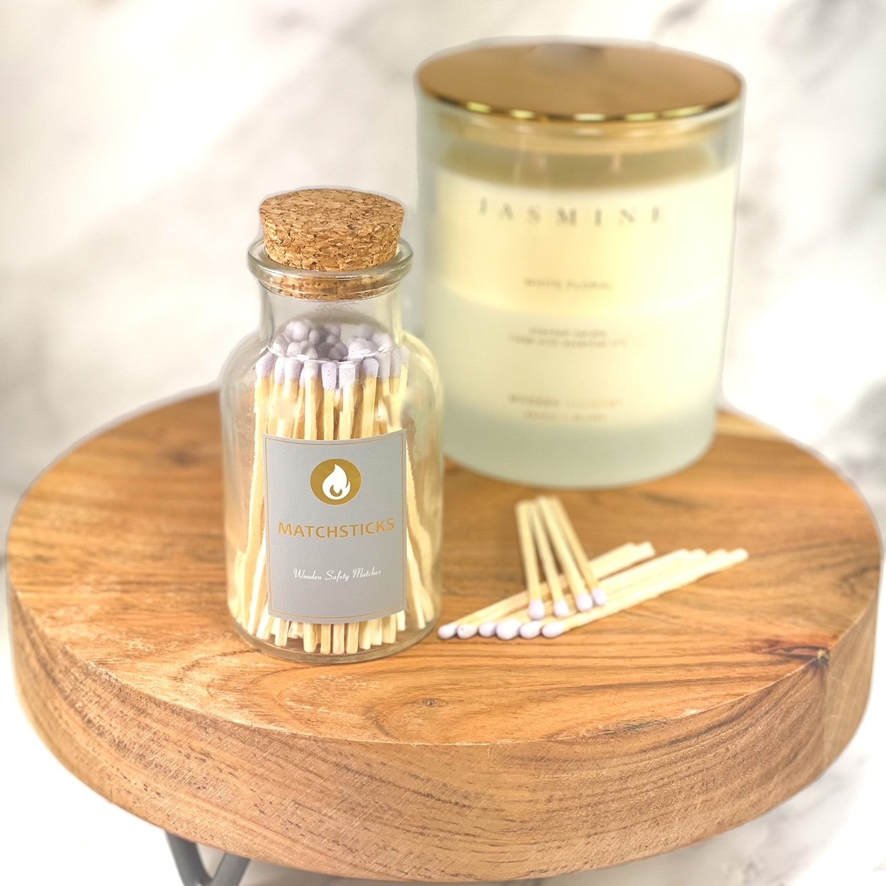 Cork Top Bottle of Matches