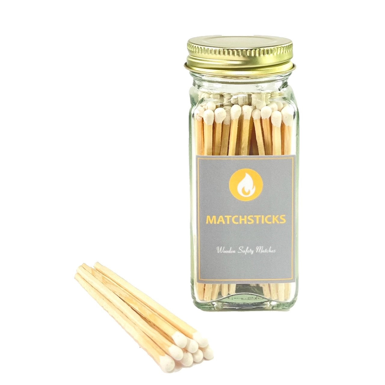 Gold Twist Top Bottle of Matches